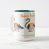 NUMBATS救 – 絶滅危惧動物 – オーストラリア ツートーンマグカップ (正面左)