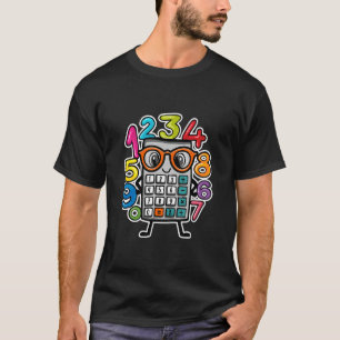 Numberの学電卓のコスチュームは日Math O Tシャツ