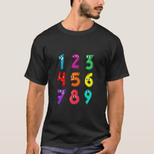 Numberの学電卓のコスチュームは日Math O Tシャツ