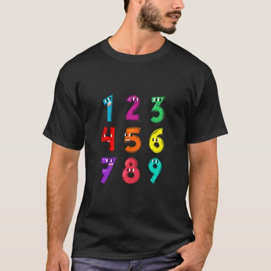 Numberの学電卓のコスチュームは日Math O Tシャツ (正面)