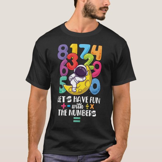 Numberの学電卓のコスチュームは日Math O Tシャツ (正面)