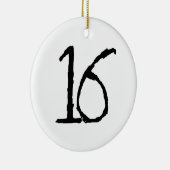 Number16 セラミックオーナメント (右)
