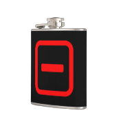 Number 日本の One 一 【Ichi】漢字 フラスク (左)