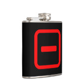 Number 日本の One 一 【Ichi】漢字 フラスク (右)