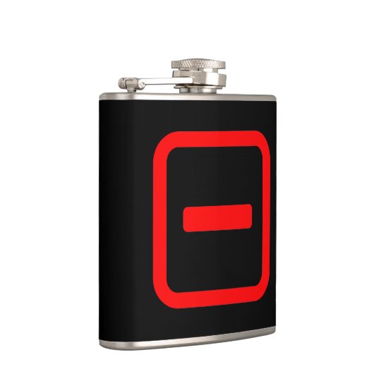 Number 日本の One 一 【Ichi】漢字 フラスク (右)