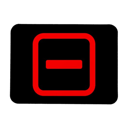 Number 日本の One 一 【Ichi】漢字 マグネット (横)