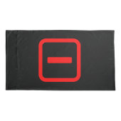 Number 日本の One 一 【Ichi】漢字 枕カバー (裏面-左)