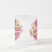 Number 1ラクロス母， LAX フロストグラスマグカップ (中央)