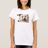 Number 1犬のママの写真 tシャツ (正面)