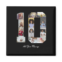 Number 10フォトコラージュのポスター