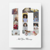 Number 10フォトコラージュ フォトプラーク (正面)