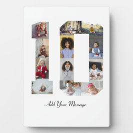 Number 10フォトコラージュ フォトプラーク