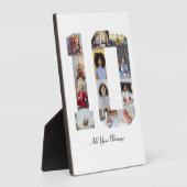 Number 10フォトコラージュ フォトプラーク (側面)