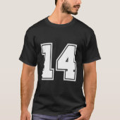 Number 14 No Fourn 14 Jerseys Player Tシャツ (正面)