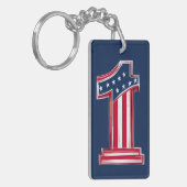 Number 1 American キーホルダー (正面左)