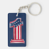 Number 1 American キーホルダー (裏面)
