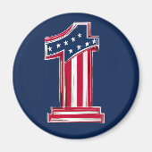 Number 1 American マグネット (正面)