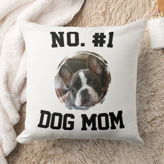 Number 1 dog Mom Mum Mother's Day Pet Lovers クッション (ブランケット)