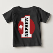 Number 1 Nephew ベビーTシャツ (正面)