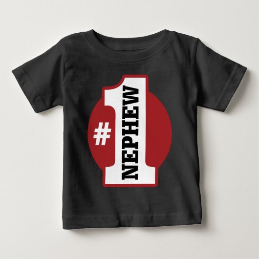 Number 1 Nephew ベビーTシャツ (正面)