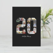 Number 20フォトコラージュ カード (スタンド正面)