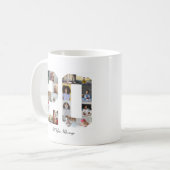 Number 20フォトコラージュ コーヒーマグカップ (正面左)
