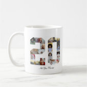 Number 20フォトコラージュ コーヒーマグカップ (左)