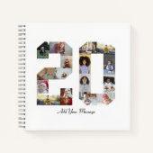 Number 20フォトコラージュ ノートブック (正面)