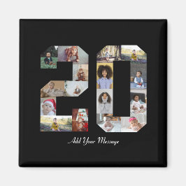 Number 20フォトコラージュ マグネット