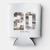 Number 20フォトコラージュ 缶クーラー (正面)