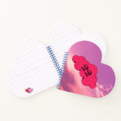 Number 22 heart journal spiral notebook  ノートブック (内部)