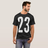 Number 23 23動揺してヴィンテージSport Te Tシャツ (正面フル)