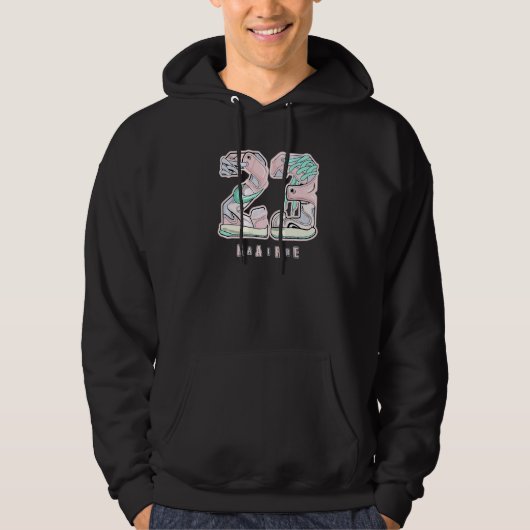 Number 23 Rare Air Easter 5s Matching パーカ (正面)