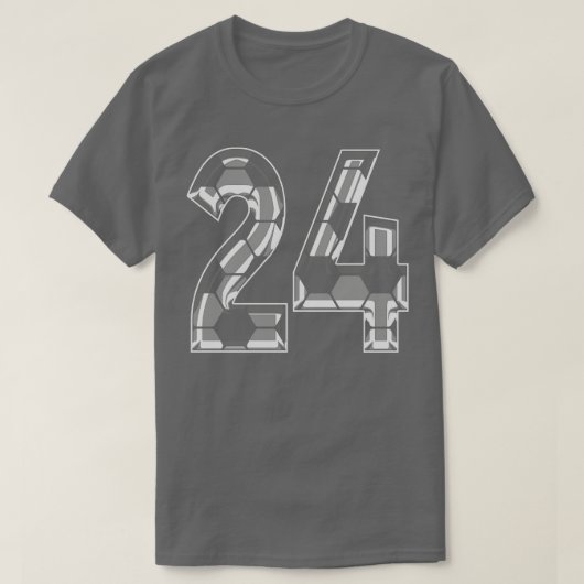 Number 24ジャージー24マムプレーヤーファン tシャツ (デザイン正面)