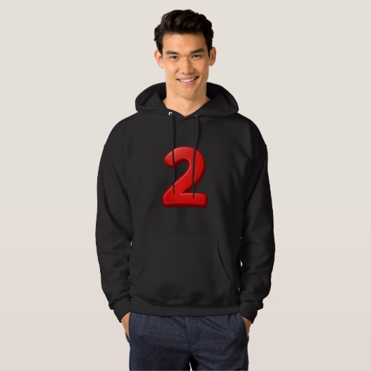 Number 2 Sport Hoodie – Athletic Style & Power Loo パーカ (正面フル)
