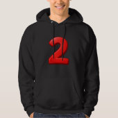 Number 2 Sport Hoodie – Athletic Style & Power Loo パーカ (正面)