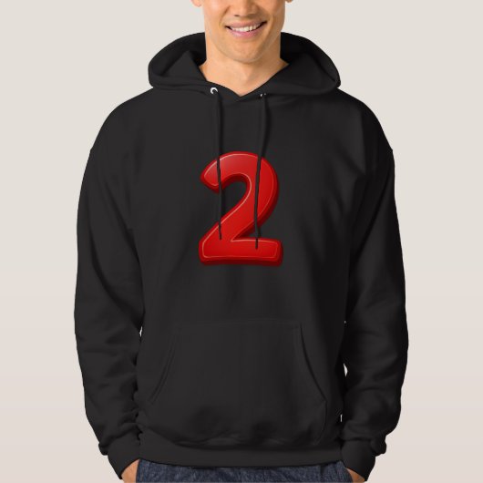 Number 2 Sport Hoodie – Athletic Style & Power Loo パーカ (正面)