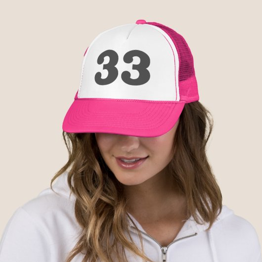 Number "33" キャップ (インサイチュ)