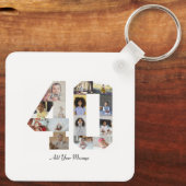 Number 40フォトコラージュ キーホルダー (裏面)