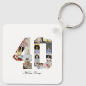 Number 40フォトコラージュ キーホルダー (裏面)