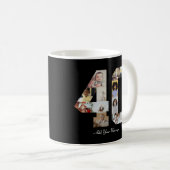 Number 40フォトコラージュ コーヒーマグカップ (正面右)