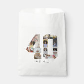 Number 40フォトコラージュ フェイバーバッグ (正面)