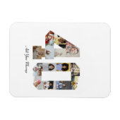 Number 40フォトコラージュ マグネット (横)