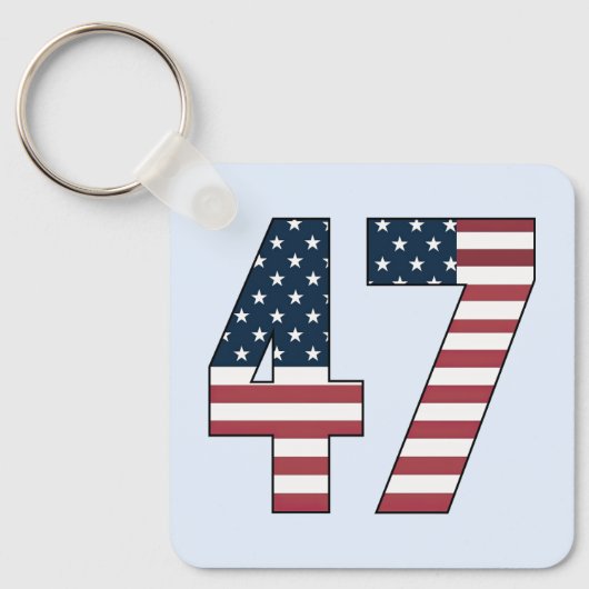 Number 47 Keychain キーホルダー (正面)