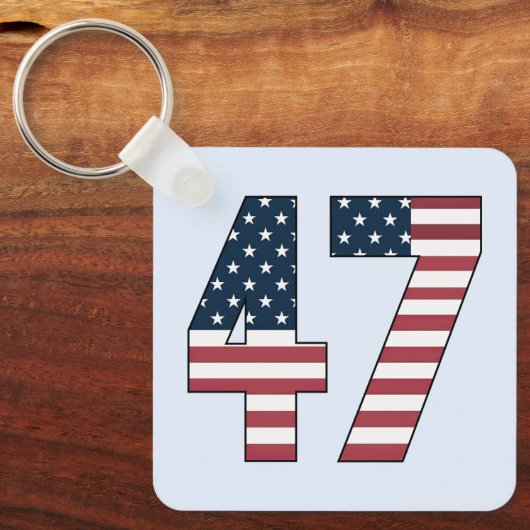 Number 47 Keychain キーホルダー (正面)