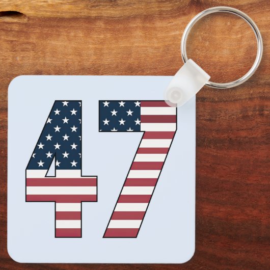 Number 47 Keychain キーホルダー (裏面)