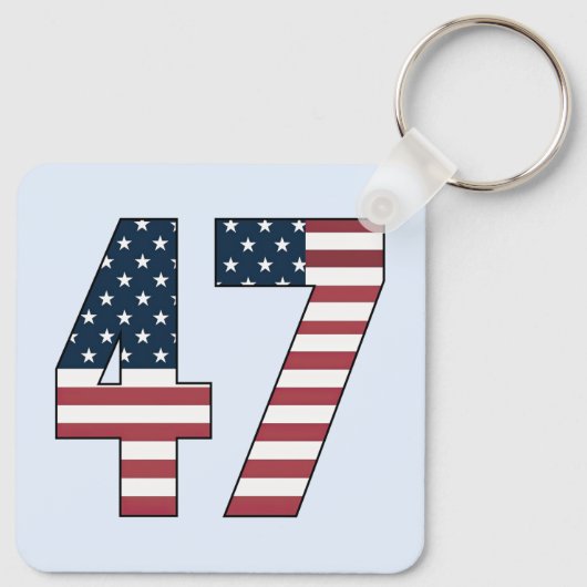 Number 47 Keychain キーホルダー (裏面)