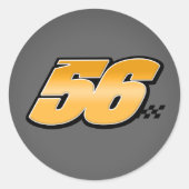 Number 56 – ステッカー (正面)