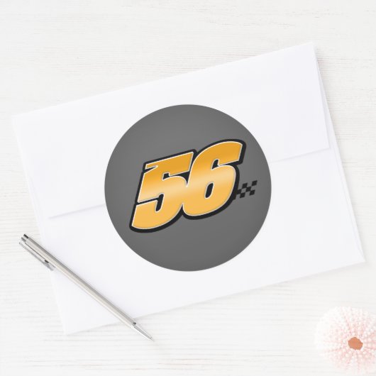 Number 56 – ステッカー (封筒)