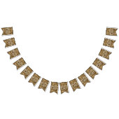 Number 60ダイヤモンド結婚のアニバーサリーゴールド・フォイル バンティングフラッグ (全)